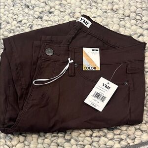 YMI Chocolate Brown Skinny Jeans